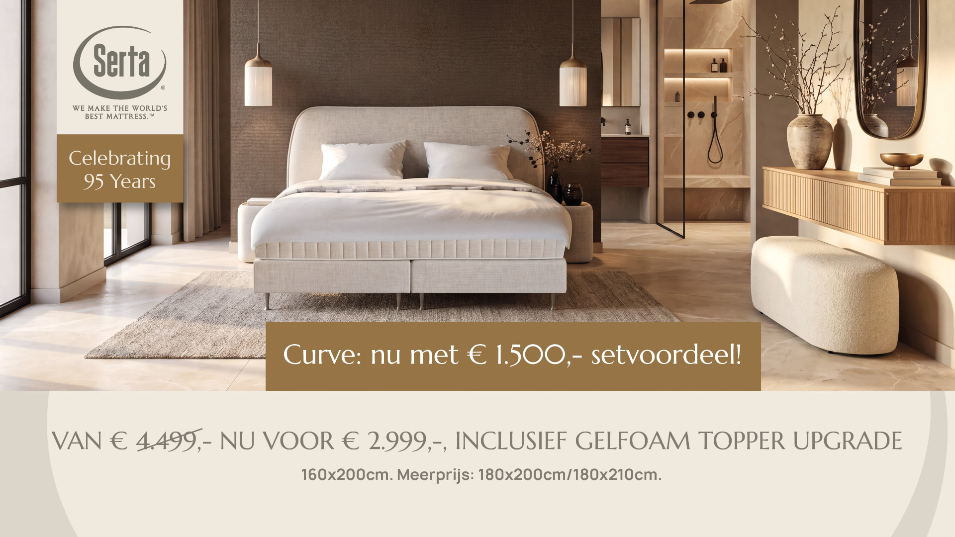 Serta Curve jubileumactie