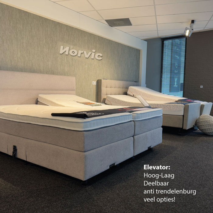 Hoog-laag boxsring en deelbare boxspring